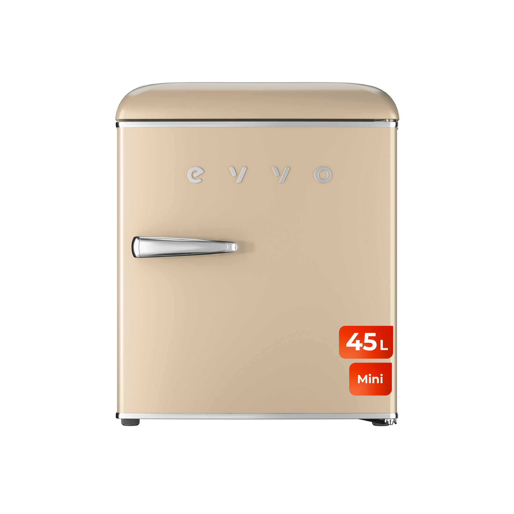 Mini Frigorífico EVVO 45L con Control de Temperatura, Luz Interior y Estilo Retro en Varios Colores