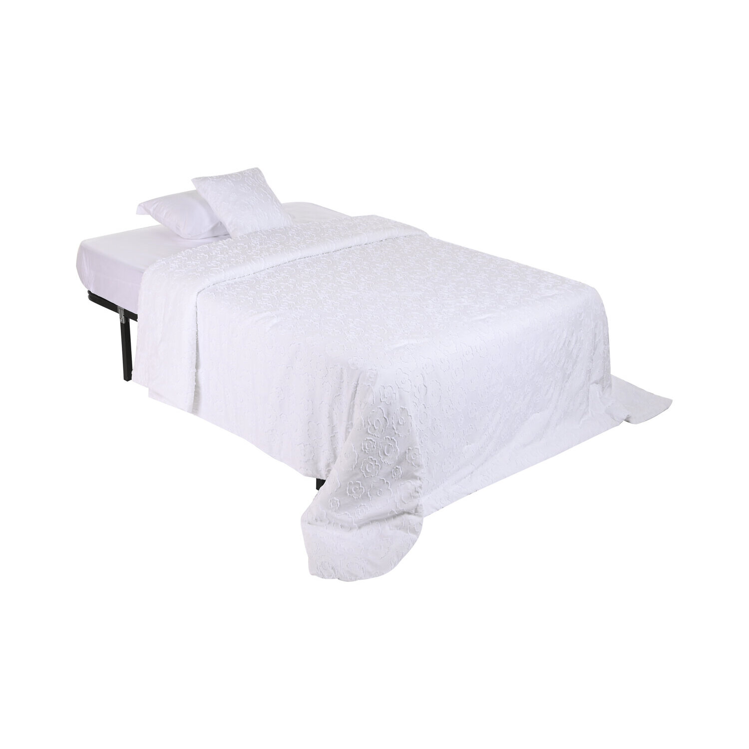 Colcha poliester 180x260 relleno 150 gsm bordado El mejor complemeto para tu hogar.