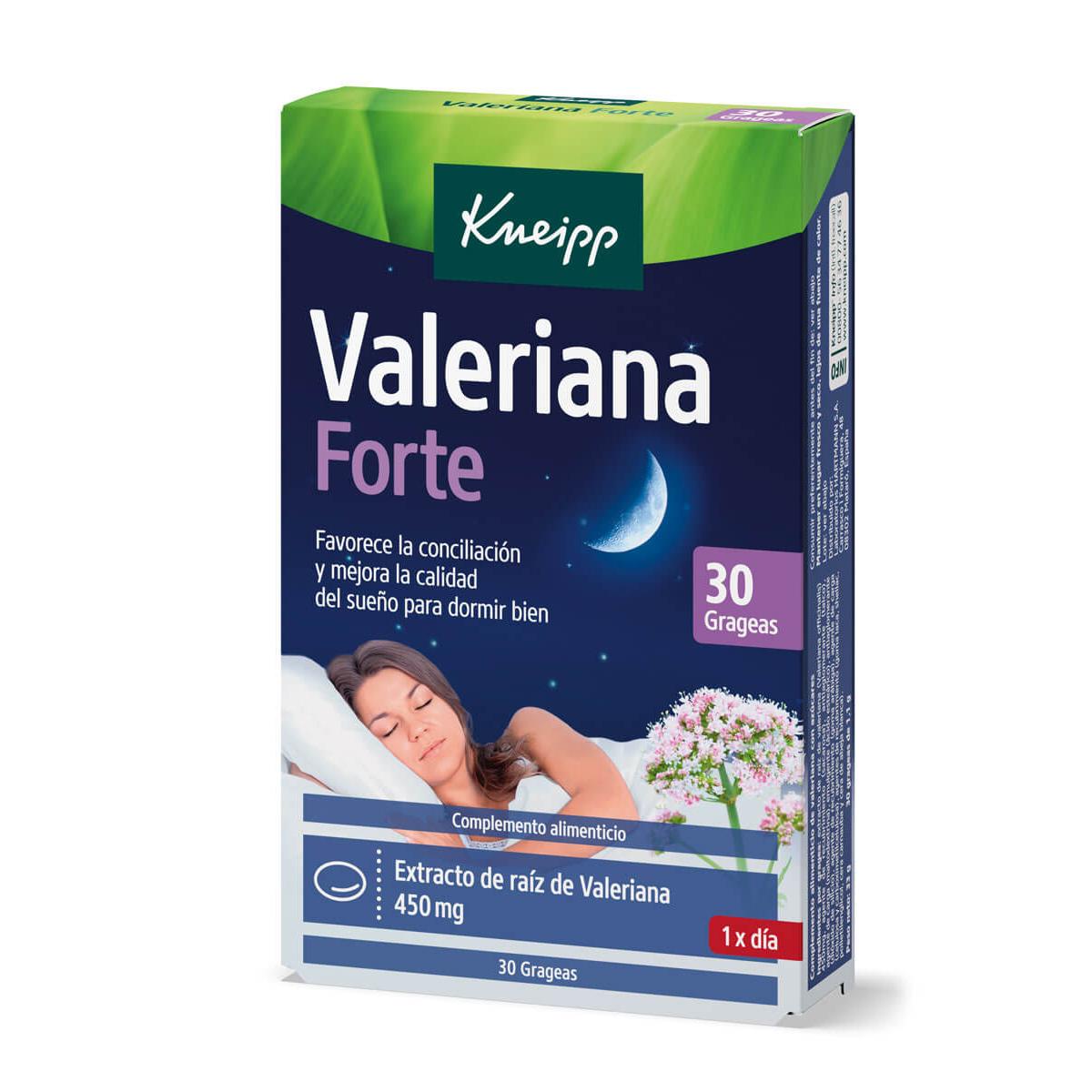 Kneipp valeriana forte 30 grageas