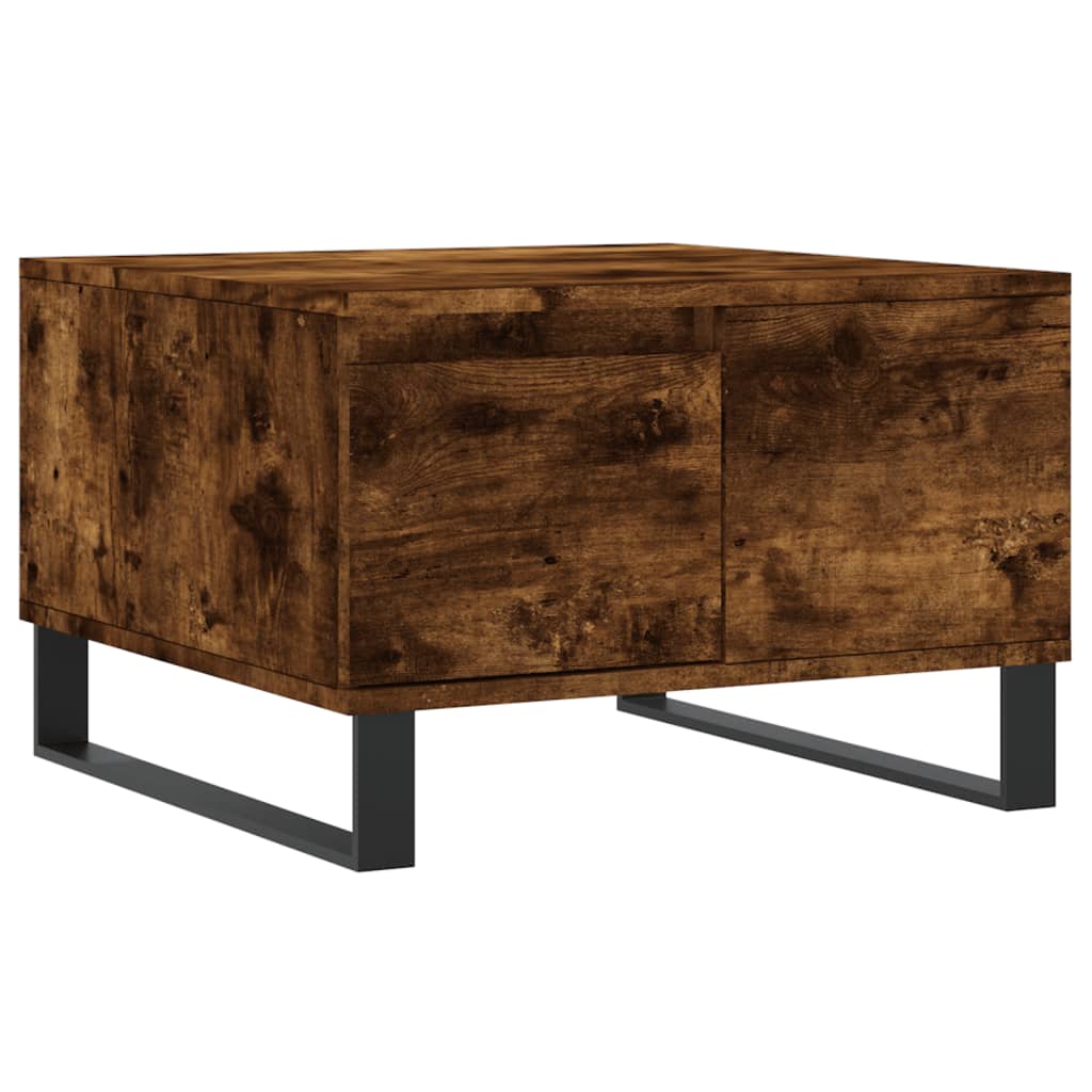 Vidaxl Mesa de Centro Madera Contrachapada 55x55x36,5 Cm Negro