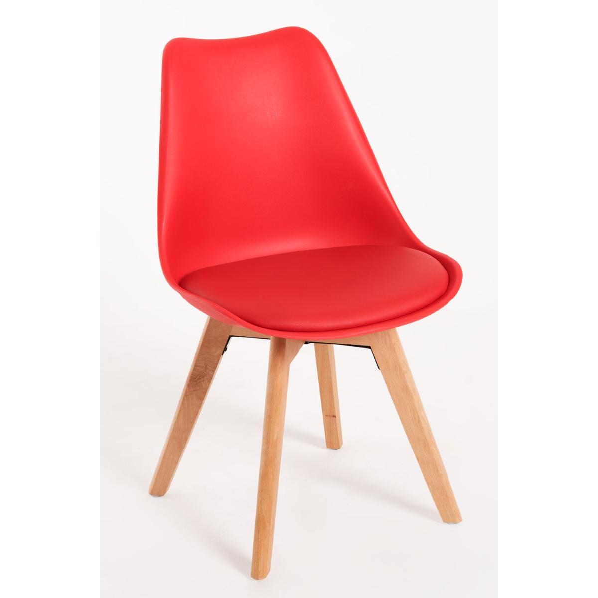 Regalos Miguel - Packs Sillas Comedor - Pack 2 Sillas Synk Basic - Rojo