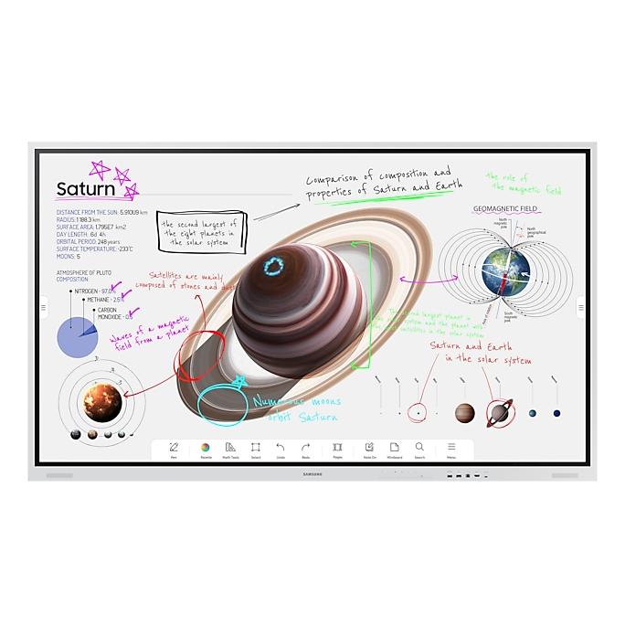 Samsung WM85B pizarra y accesorios interactivos 2,16 m (85") 3840 x 2160 Pixeles Pantalla táctil Gri