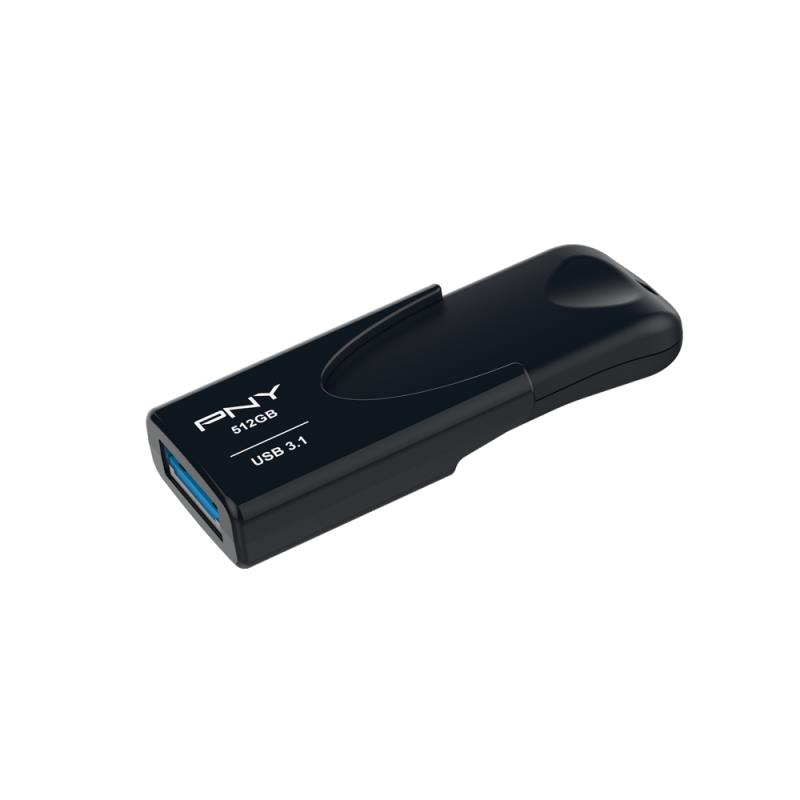 Memoria usb 512gb pny attache 4 3.1 80mb/s fd512att431kk-ef