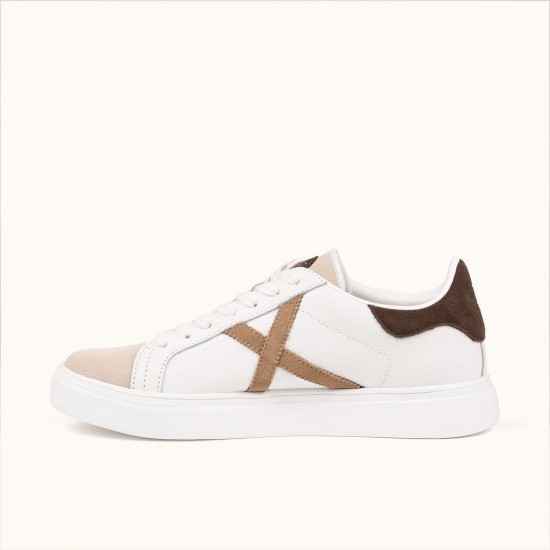 DEPORTIVAS MUNICH RETE 118 BLANCA ASPA BEIGE
