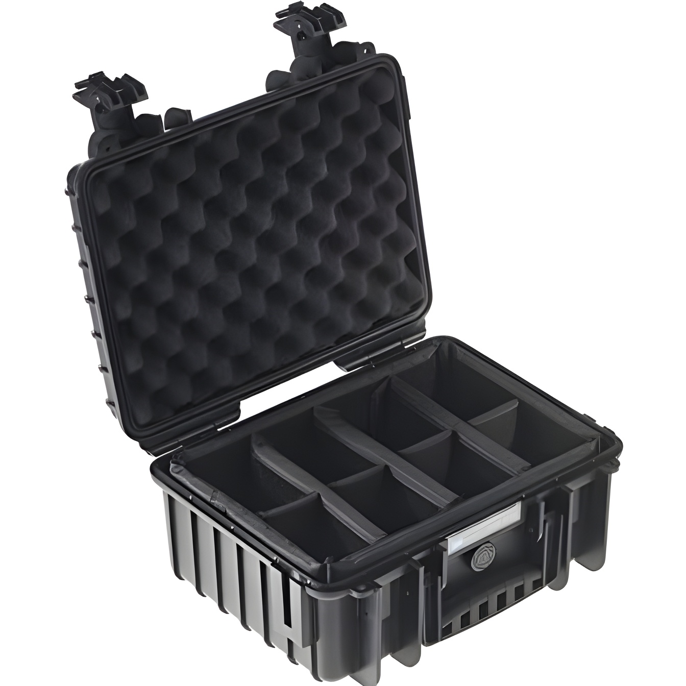 B & W International Type 3000 Outdoor-Camera Briefcase (with Divider), Black