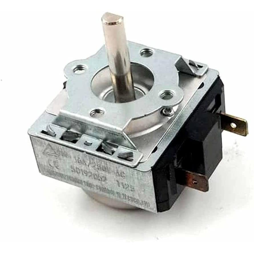 Temporizador Horno 120' 83140636 83140601 23 mm 250V compatible con Teka, Modelos: VR00, VR02, Compatible con Smeg