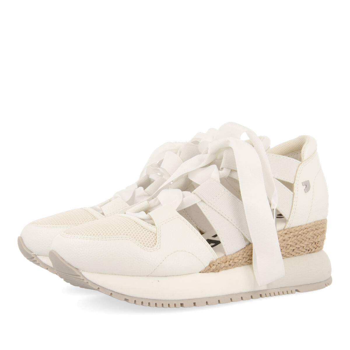 Zapatilla Blancas Mujer Gioseppo - Espadrilles con Aperturas Laterales