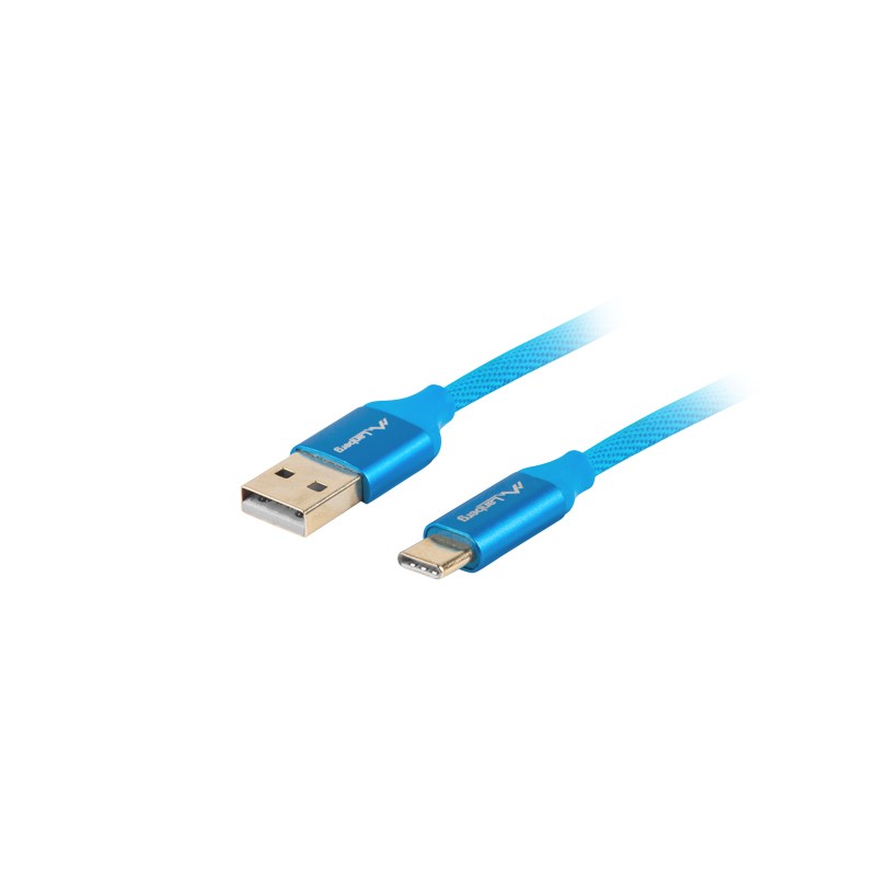 Lanberg - CA-USBO-22CU-0010-BL cable USB USB 2.0 1 m USB C USB A Azul CA-USBO-22CU-0010-BL