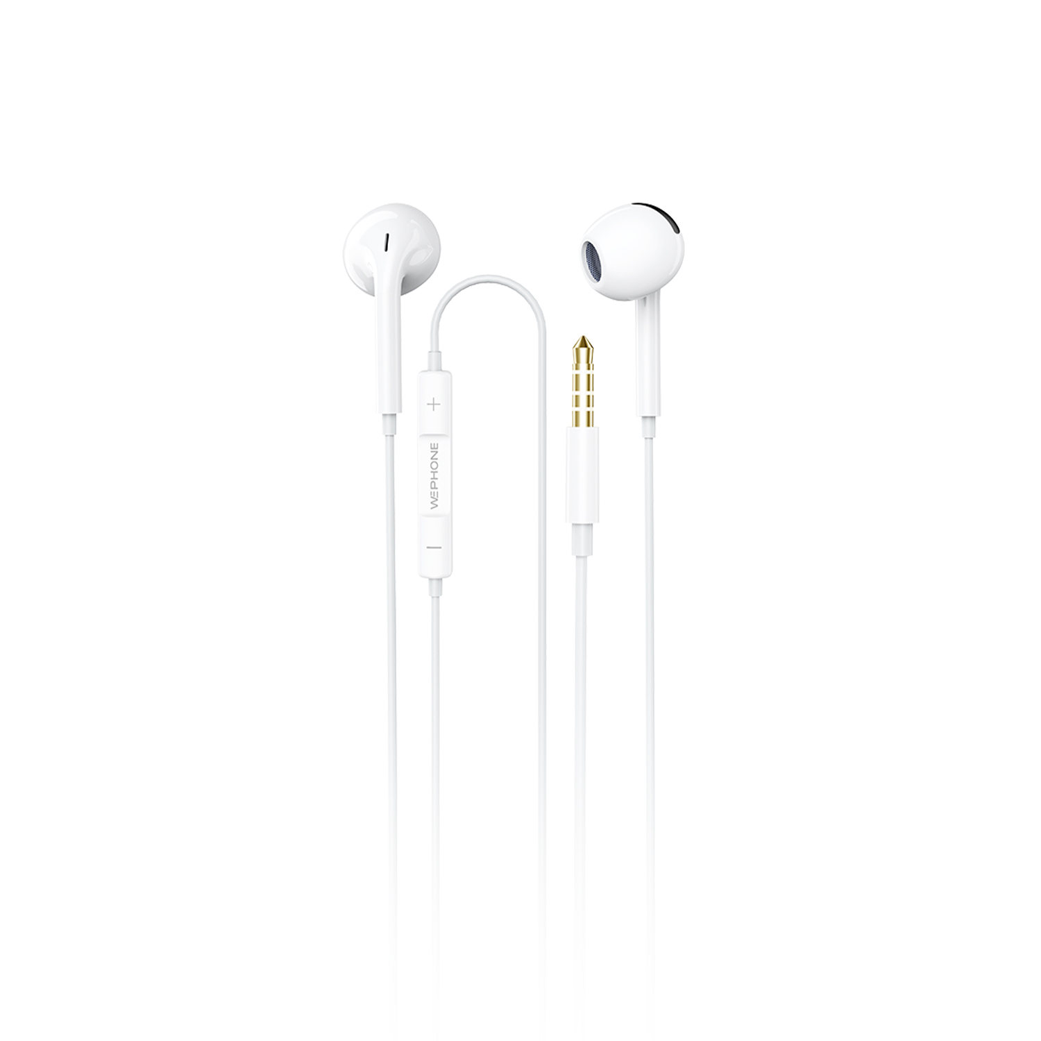 Wephone Auriculares Con Cable WE03 | Conector Jack 3.5 Mm + Micrófono Integrado arantizan llamadas claras y reproducción fiel del sonido. Su conector Jack 3.5 mm ofrece compatibilidad con una amplia gama de dispositivos, lo que los convierte en un product