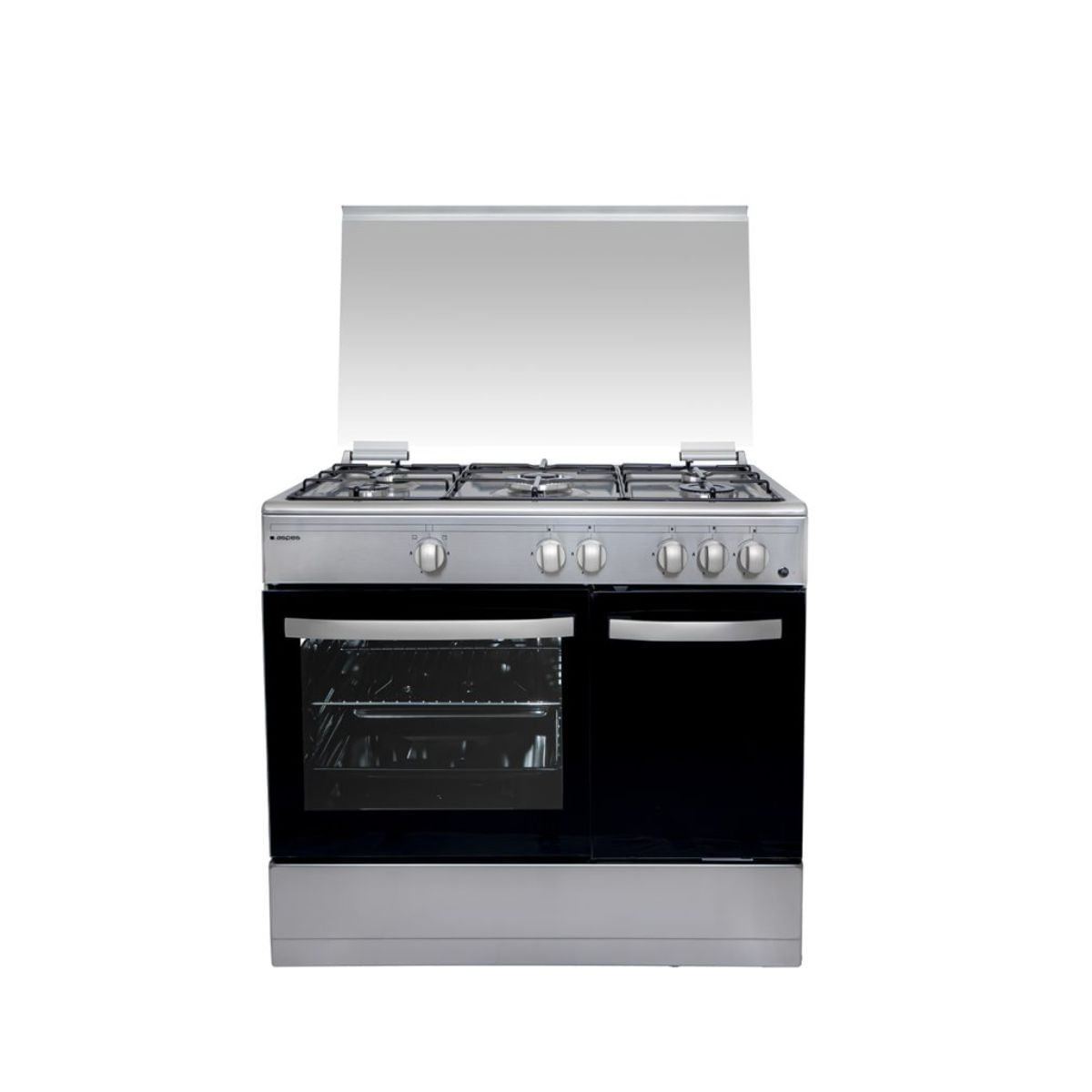 Cocina de gas Aspes AKGW5901PBX 10850W 55L 5 fuegos inox 90 cm