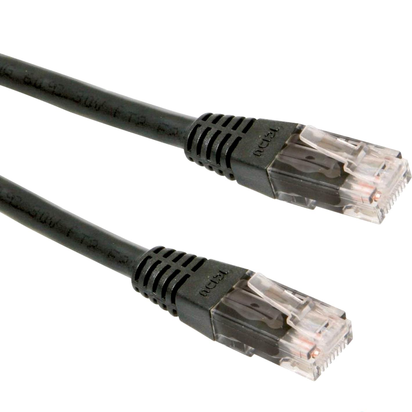 Gembird PP12-3M/BK - Cable de Red (3 m, Cat5e, U/UTP (UTP), RJ-45, RJ-45, Negro)