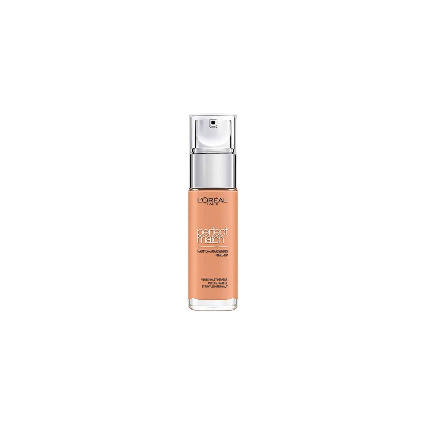 L'Oréal Paris - Maquillaje fluido Accord Perfect para rostro, textura micro-fina fundente con 3 aceites ligeros no grasos, ideal para piel normal y mixta, base maquillaje mujer de cobertura natural y duradera