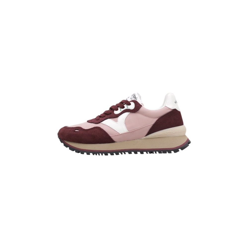 victoria VIENTO NYLON & SERRAJE Deportivas Con Plataforma Mujer Burdeos