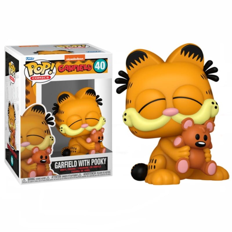 Funko Pop! Comics, Garfield with Pooky 40 - Figura de coleccionista