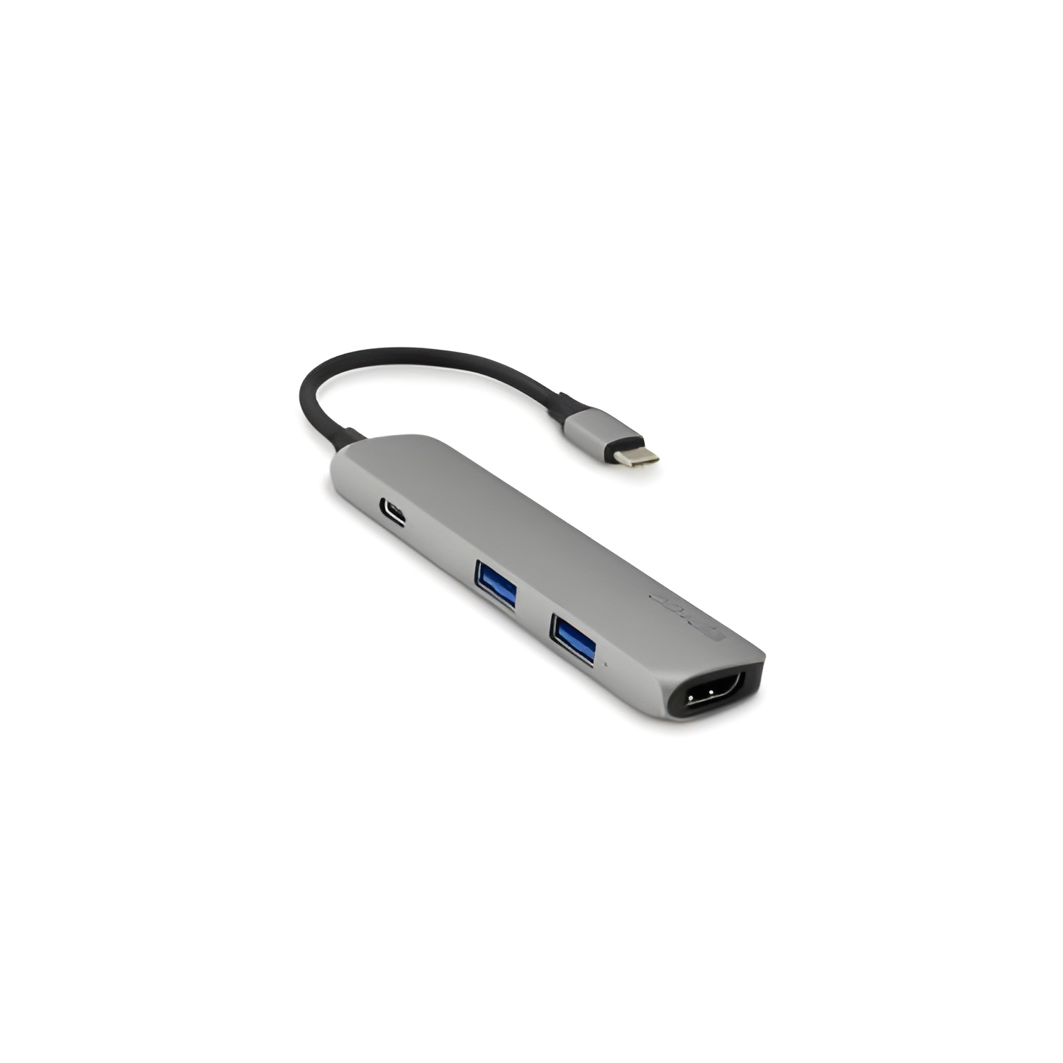 Epico 9915111900012 base para portátil y replicador de puertos USB 3.2 Gen 1 (3.1 Gen 1) Type-C Negro, Gris