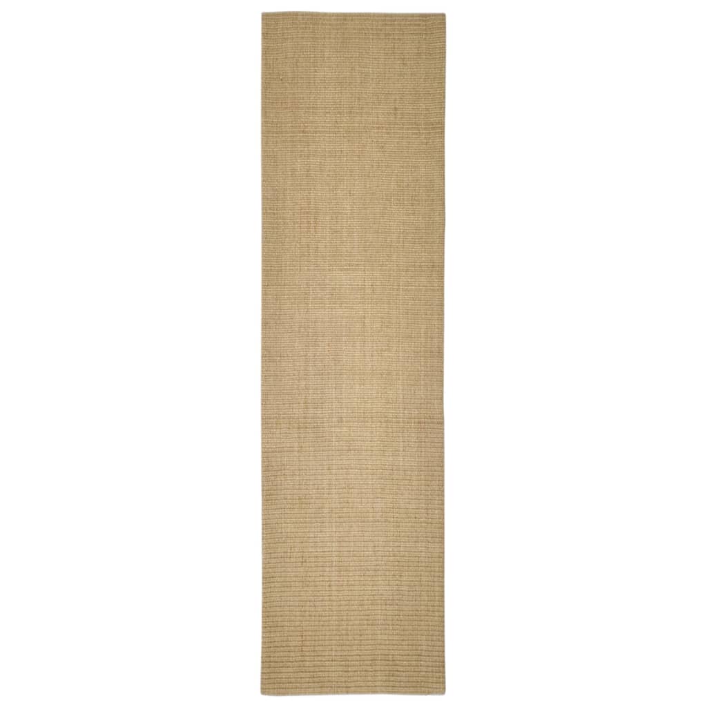 vidaXL Alfombra de sisal para rascador 66x250 cm alfombra rascador para gato Color Marrón claro,  Arena,  Taupé y mas