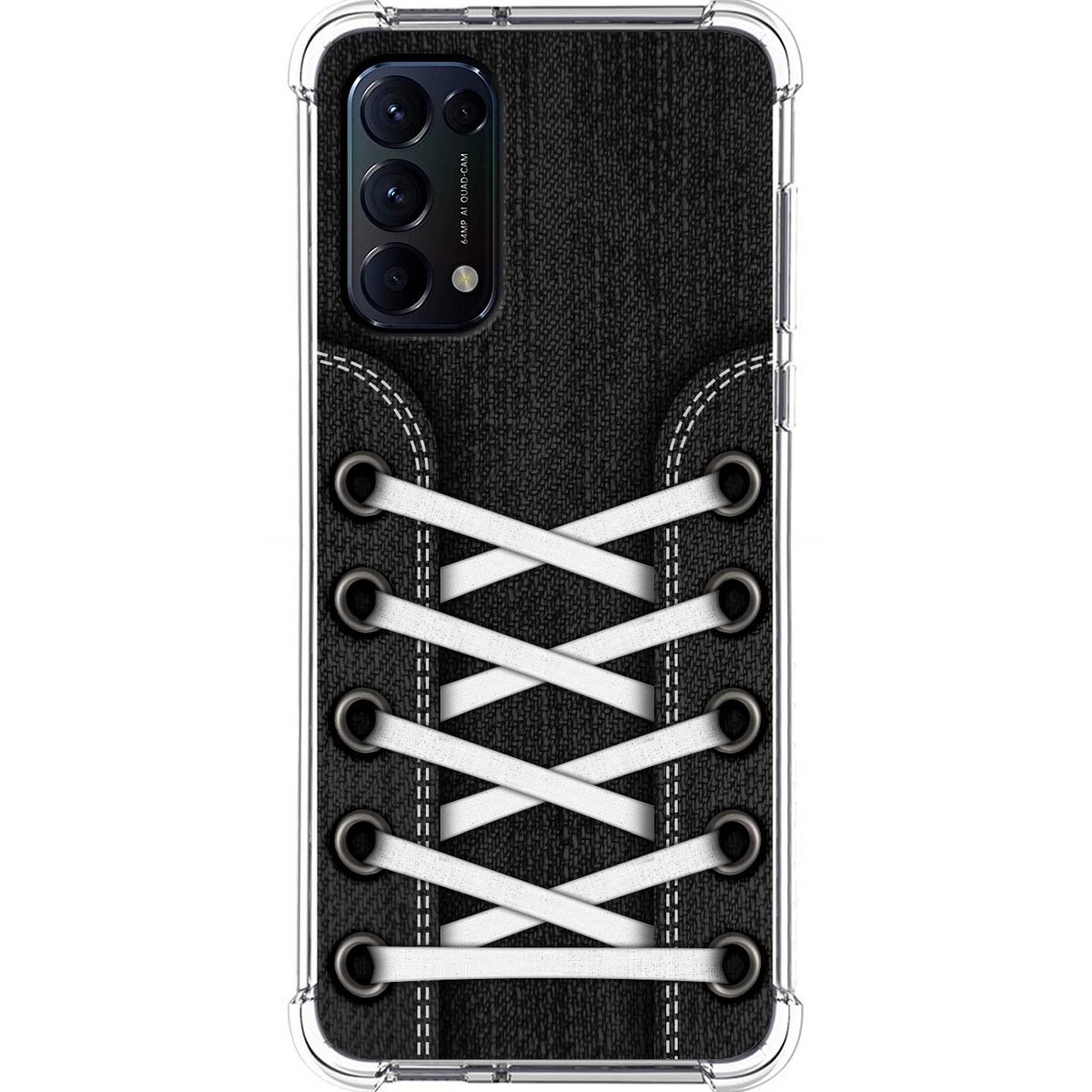 Tumundosmartphone Funda Silicona Antigolpes para Oppo Find X3 Lite 5G diseño Zapatillas 02 Dibujos