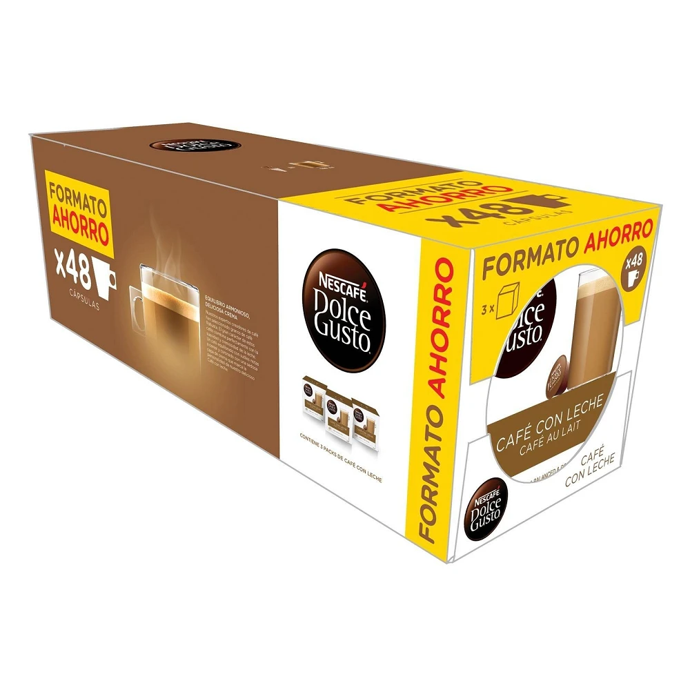 Compra ahora tu cafetera Nescafé Dolce Gusto por 54€ con 3 packs de cápsulas  de café gratis