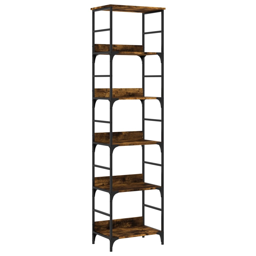 Vidaxl Estantería de Madera Ingeniería 50x33x188,5 Cm Negro