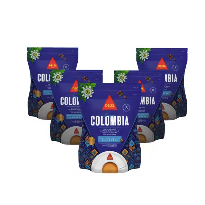 Delta - Café Molido Natural- pack 5*220 GR(Portugal -colombia-timor-brazil-ANGOLA)