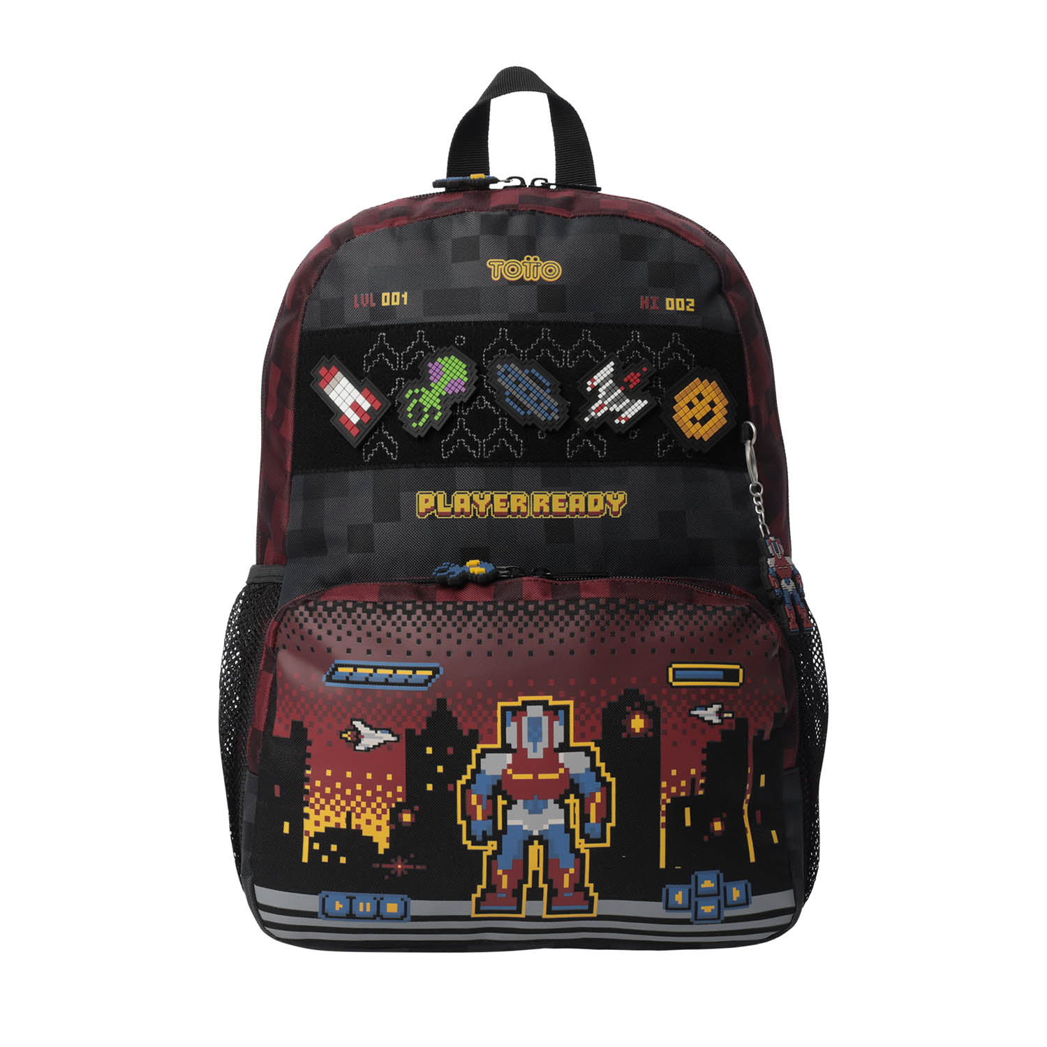 Totto Mochila Infantil Digibot Material: Poliéster 29 x 40.5 x 11 cm