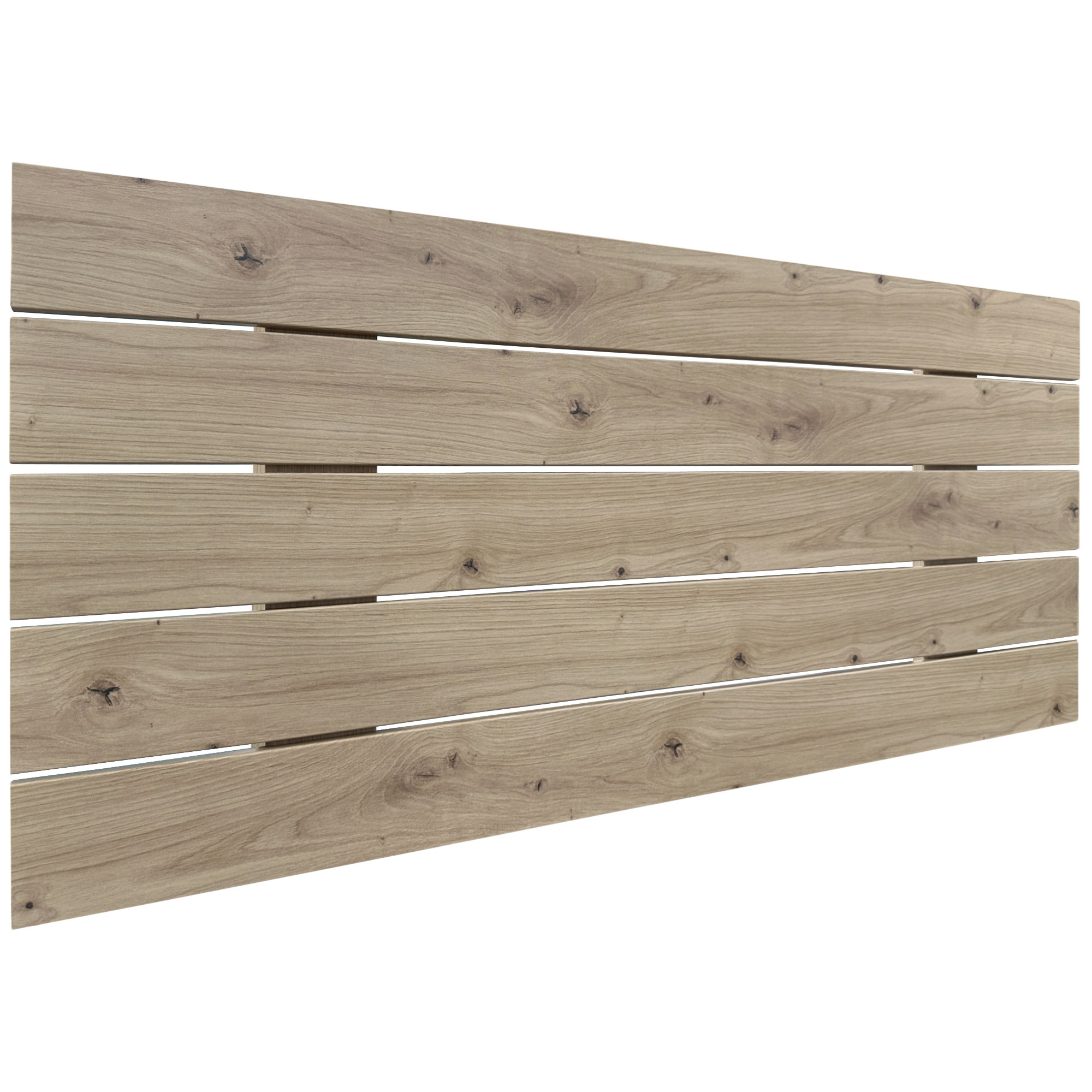 DHOME Cabecero de Madera reciclada DM Estilo Palet Horizontal