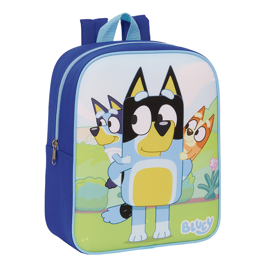 MOCHILA GUARDERÍA BLUEY MOCHILA PARA INFANTILES 220 x 100 x 270 mm CAPACIDAD 6L SATTA OFICIAL Y ORIGINAL DE CALIDAD