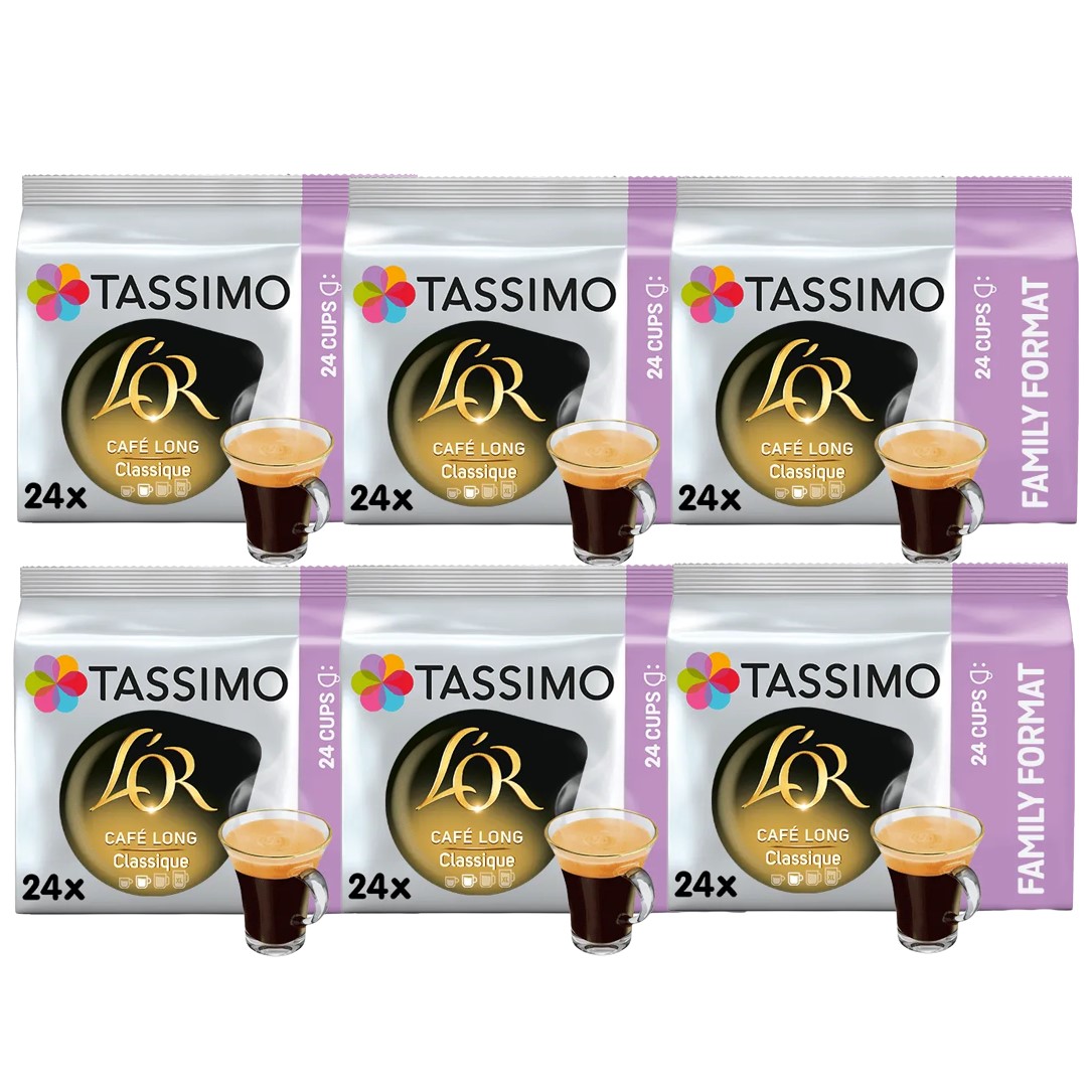 Tassimo L'OR Café Long Classique 24, 5 unidades - 120 cápsulas