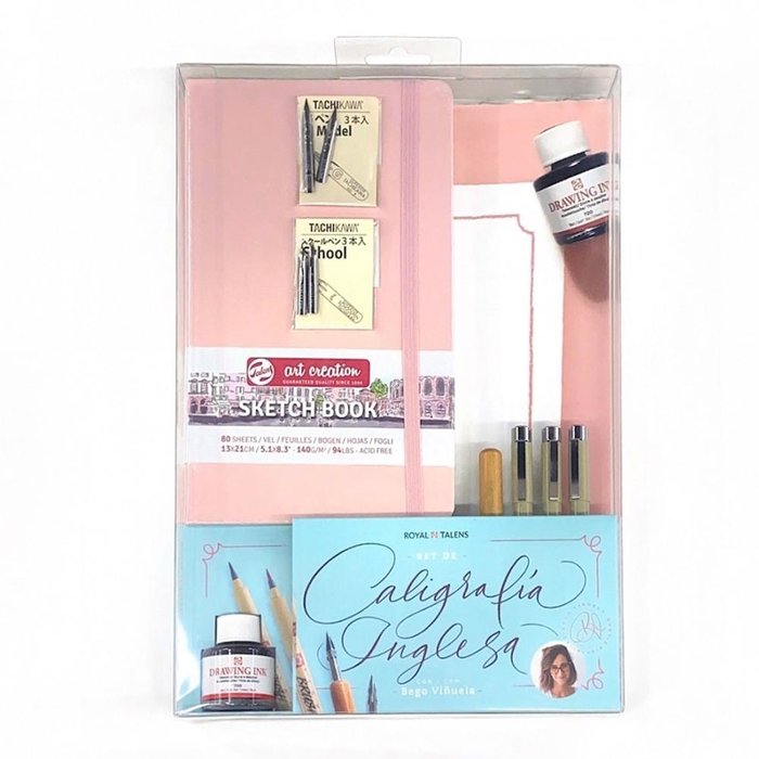 TALENS SET TALENS ARTS CREATION SKETCH BOOK CALIGRAFIA CALIGRAFIA 3x21x30 Cms.