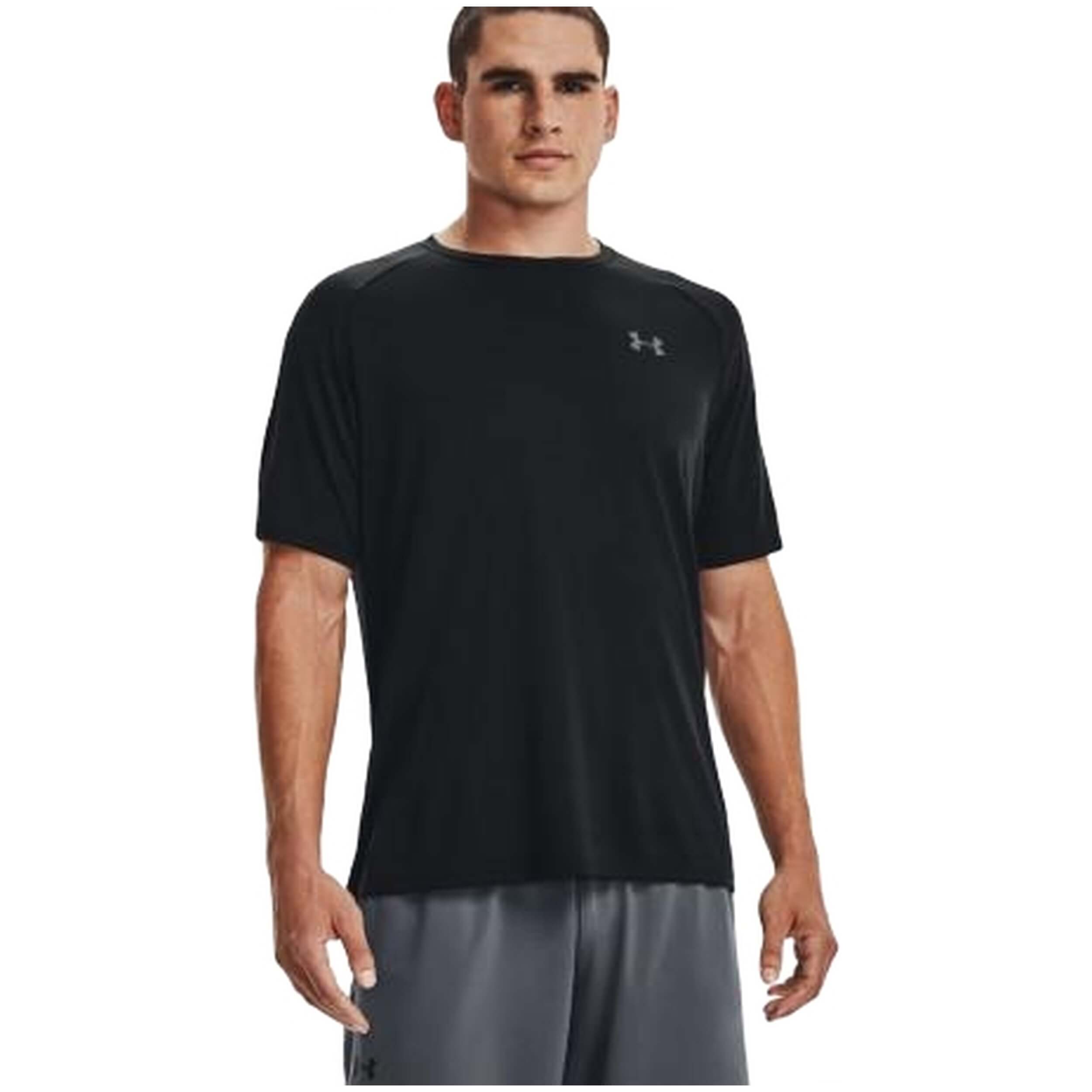 Camisetas De Manga Corta Under Armour para Hombre en color Negro