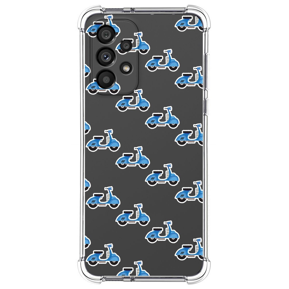 Funda Silicona Antigolpes para Samsung Galaxy A33 5G diseño Scooter Dibujos