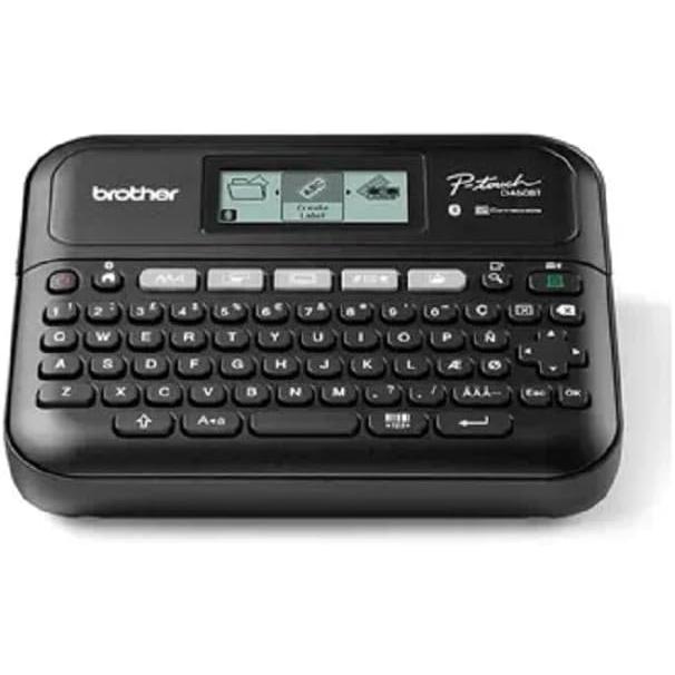 Brother PT460BTVP. Rotuladora electrónica de sobremesa con teclado, conexión a PC y móvil