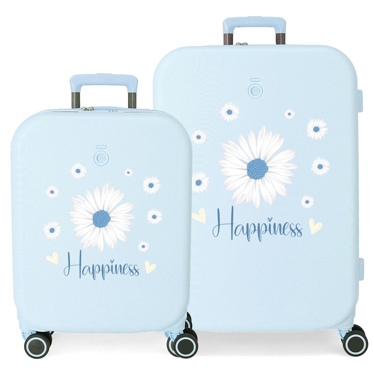 Maleta de cabina Roll road Baby pets azul claro 55x38x20cm