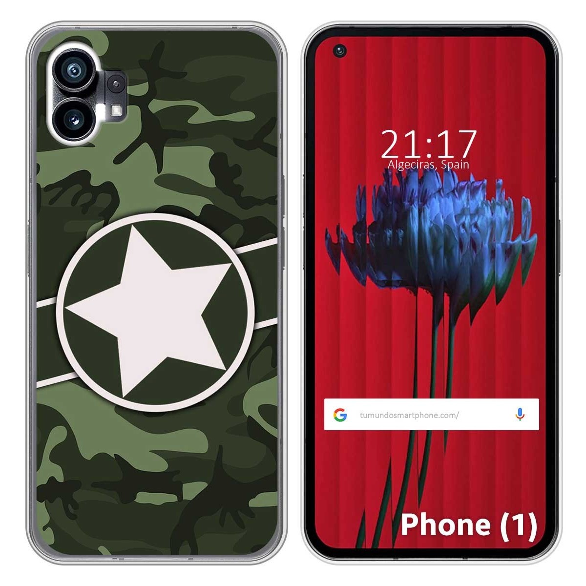 Funda Silicona para Nothing Phone 1 diseño Camuflaje 01 Dibujos