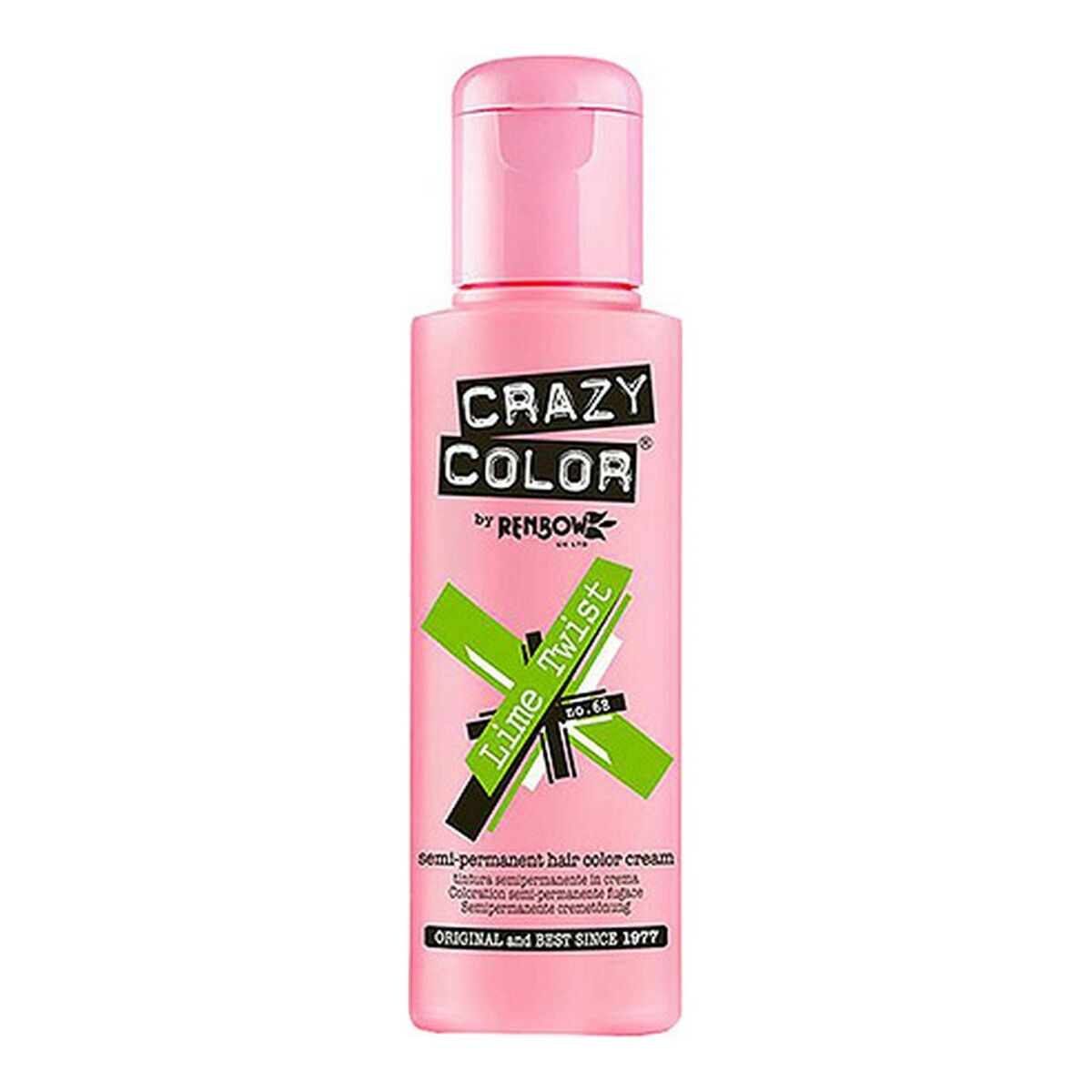 Crazy Color - Crazy Color | Tinte Semipermanente Lime Twist Crazy Color Nº 68 (100 ml) | Maquillajes | BB