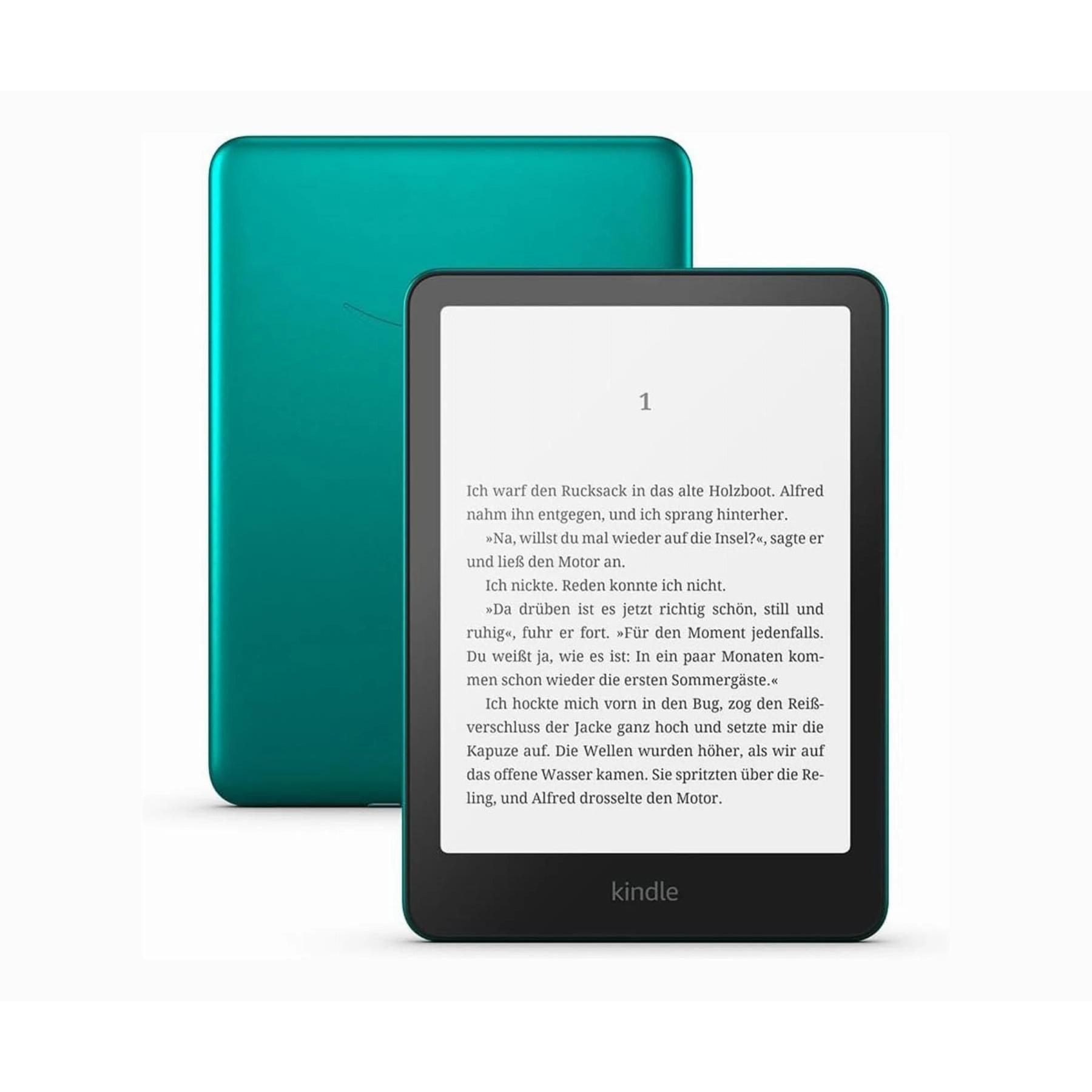 Libro Electrónico (eBook) 7" Pulgadas E PAPER Amazon B0CFPLP3YL  | Pantalla táctil, Wifi, Verde metálico