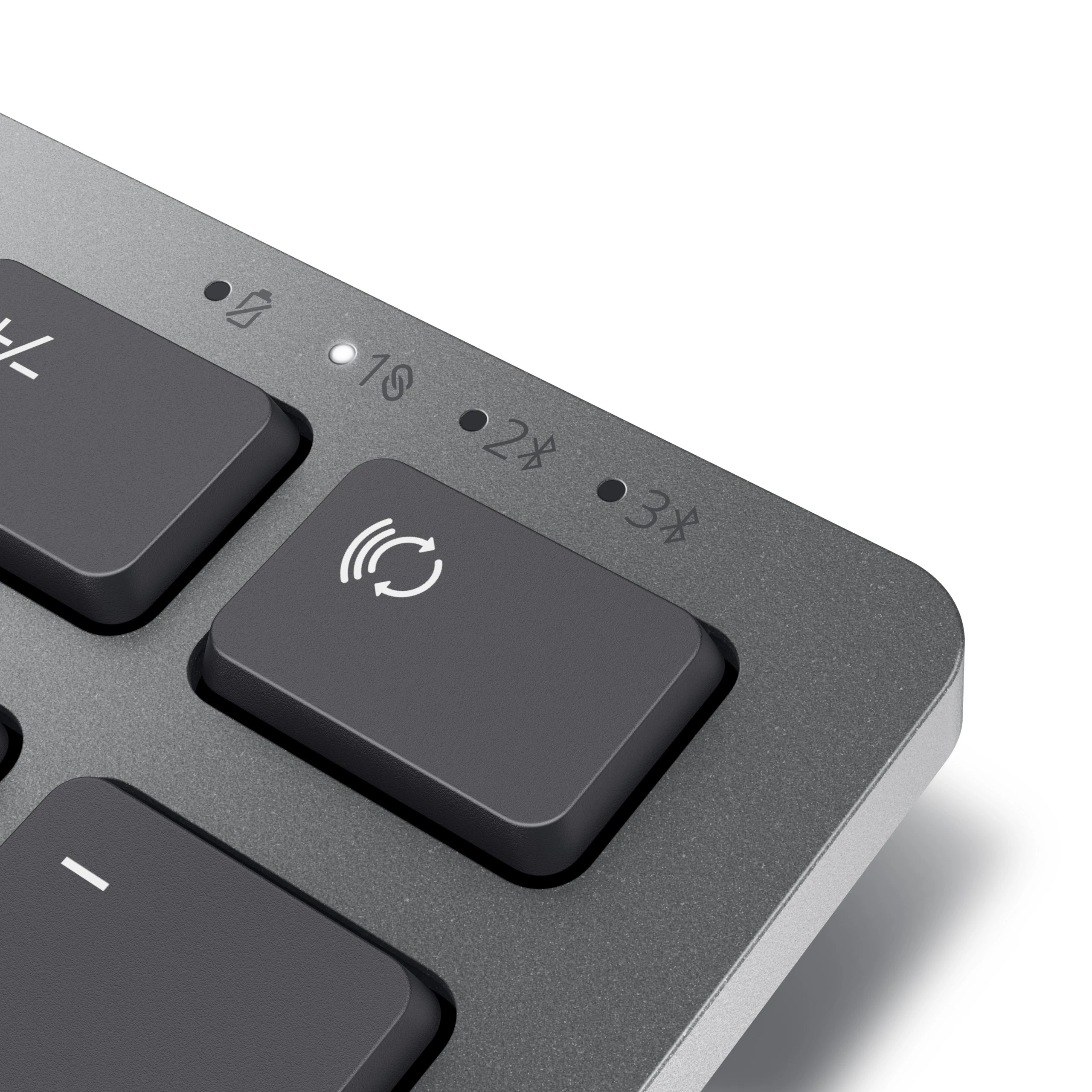 Dell - Teclado inalámbrico KB700-GY-R-SPN con conectividad dual Bluetooth 5.0 y 2.4 GHz, diseño QWERTY español gris para oficina