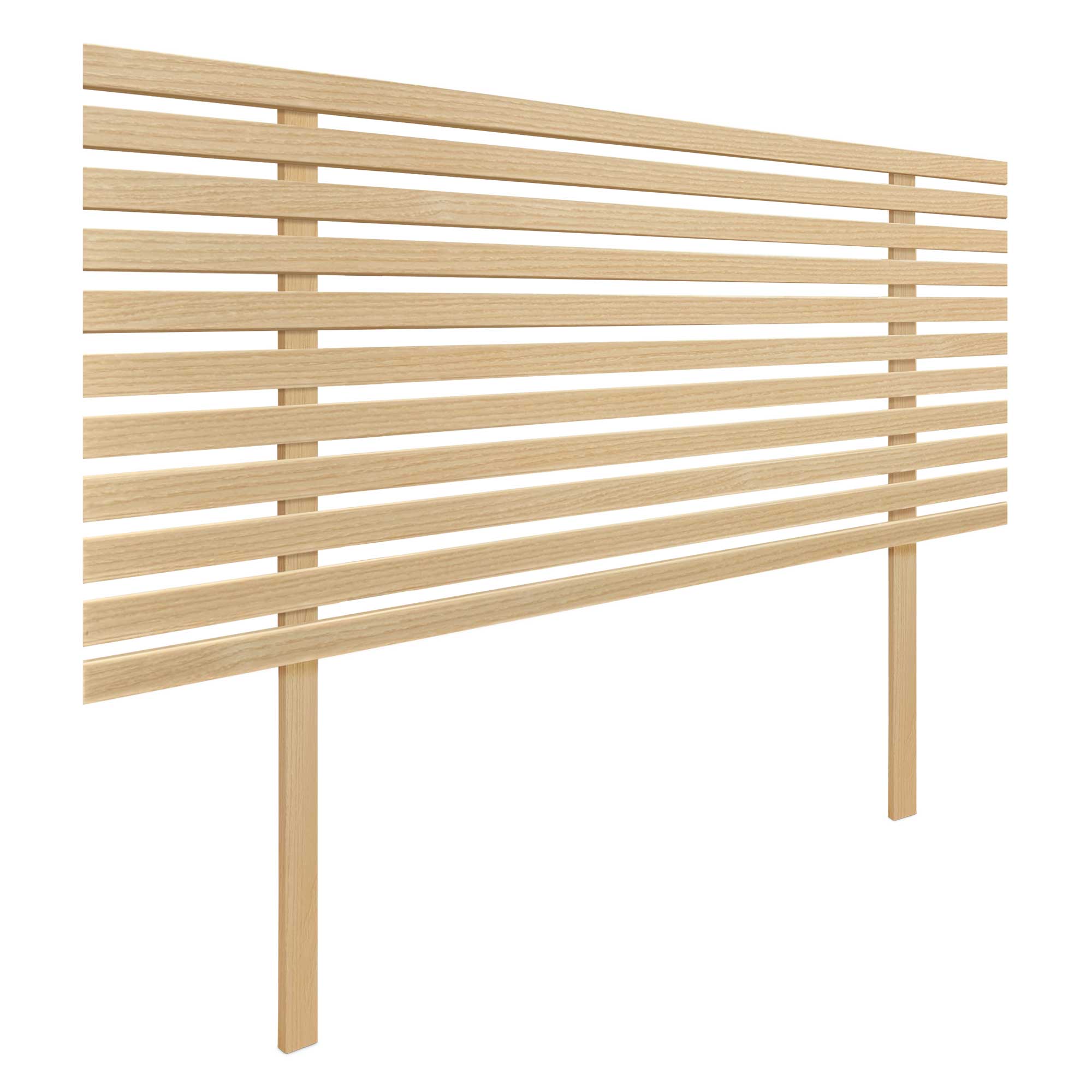 DHOME Cabecero de Madera reciclada DM Estilo Japones con Patas Cama Palets Herrajes incluidos