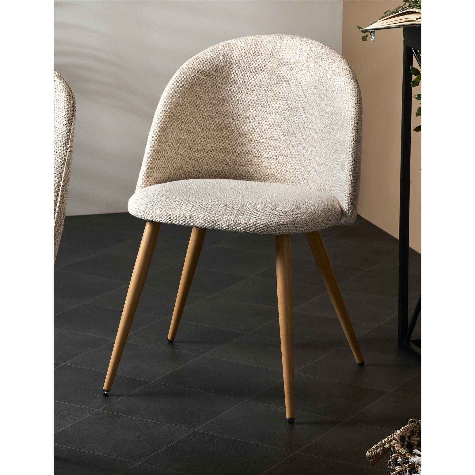 Silla egina natur c/patas madera 51x51x75 cms. El mejor complemento para tu hogar.
