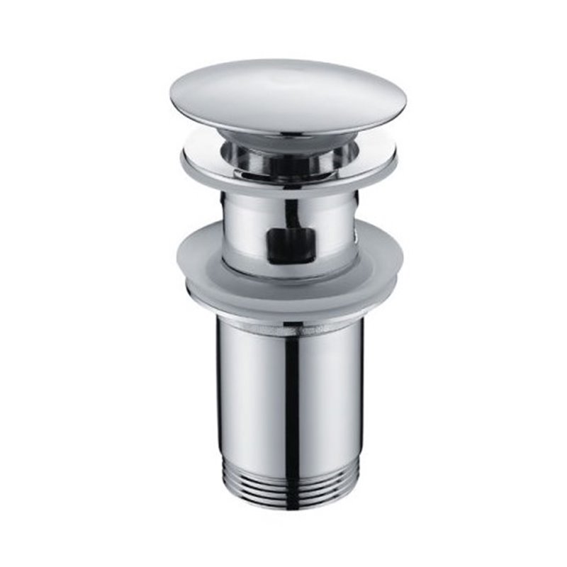 Imex VCC005 válvula de desagüe circular fácil montaje latón cromado