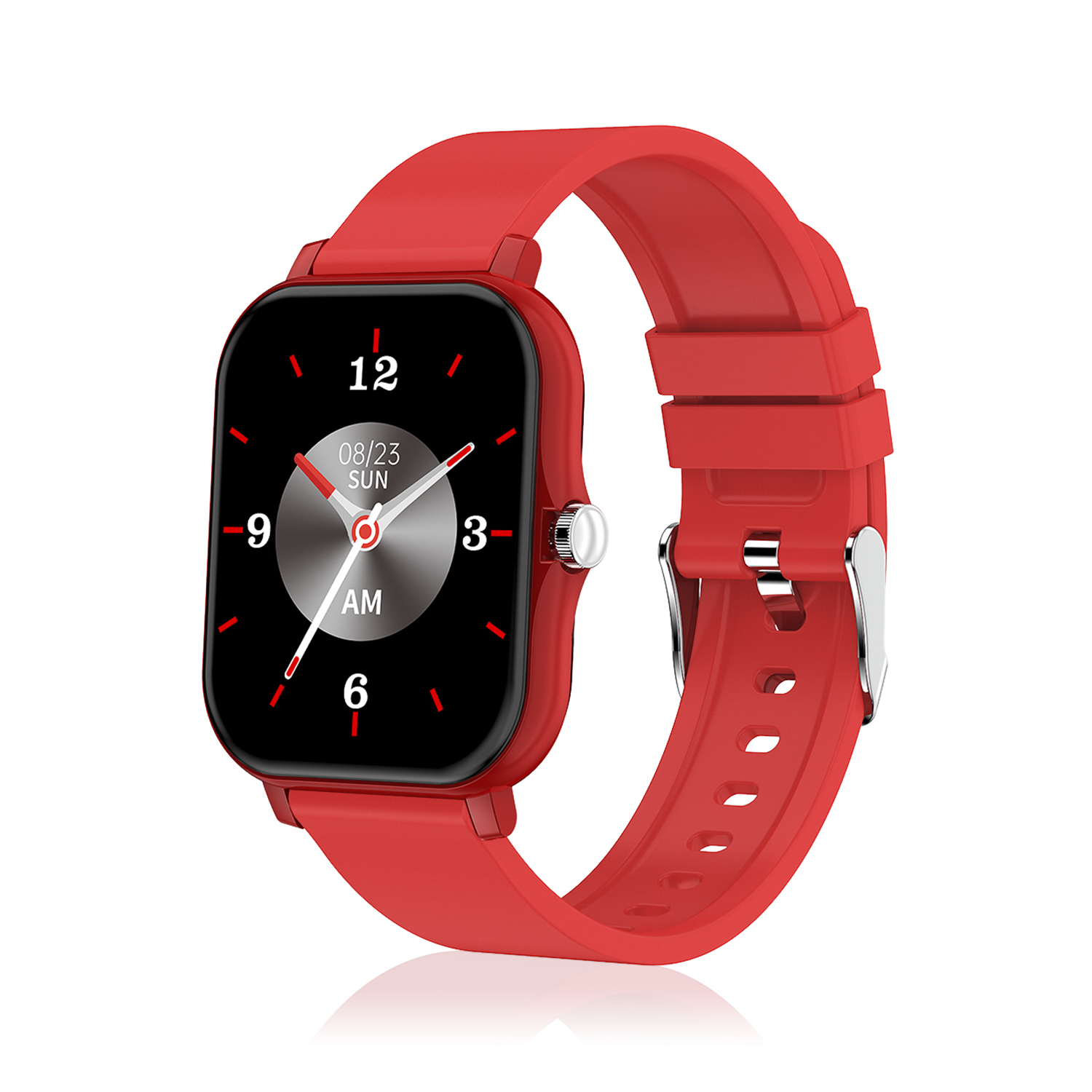 DAM. Smartwatch H30 con medición de tensión y O2 en sangre, corona lateral funcional, notificaciones de aplicaciones. 3,8x1x5cm
