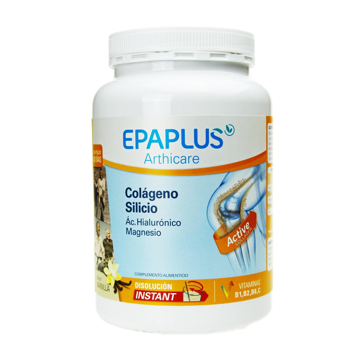Epaplus - Epaplus arthicare colágeno + ácido hialurónico + silicio sabor vainilla  326 gr