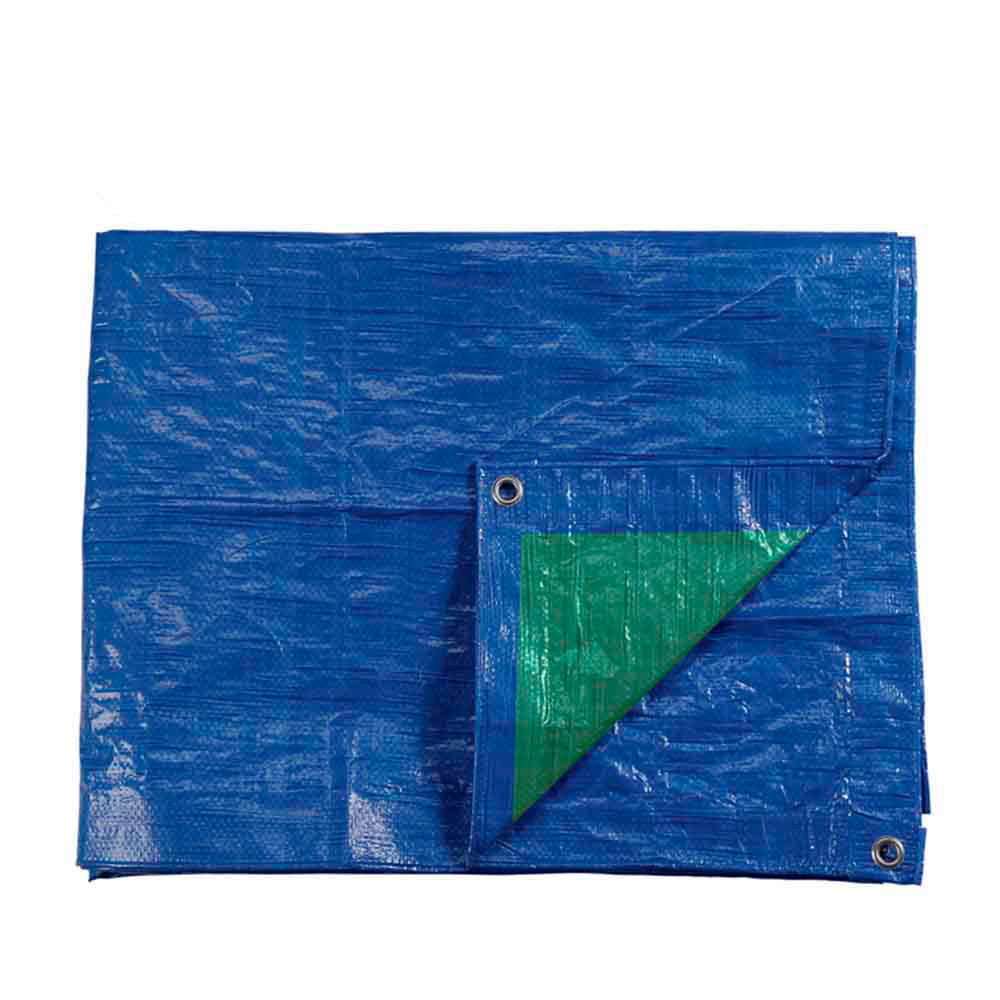 TOLDO 10x15m DOBLE CARA. COLOR AZUL/VERDE. DENSIDAD 90g/m² EDM