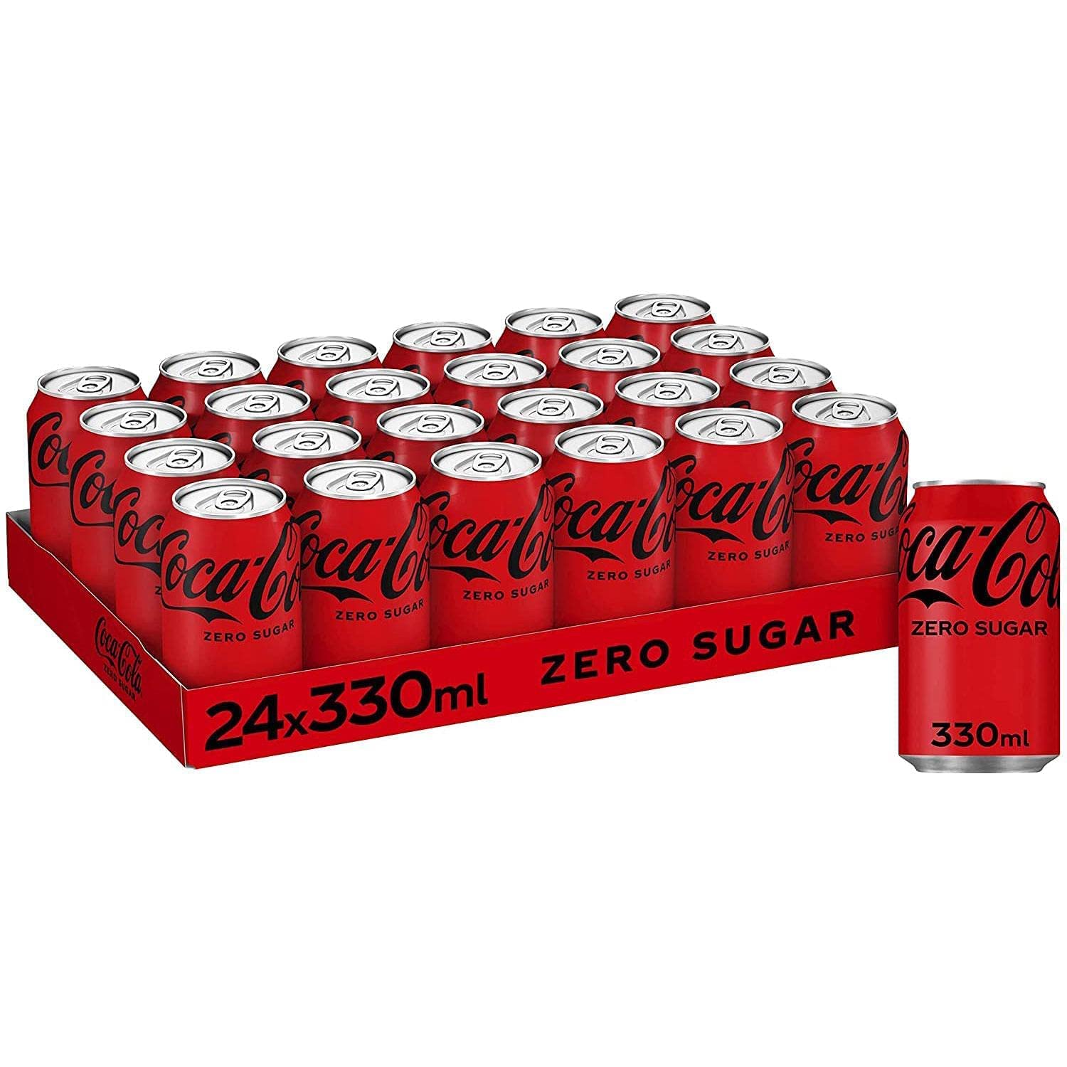 Cola Carrefour Classic' zero azúcar sin cafeína lata 33 cl
