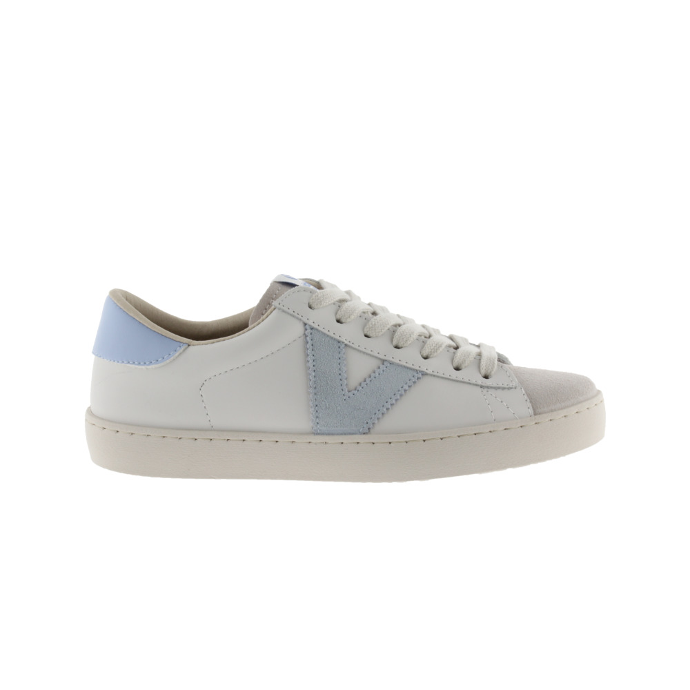 Victoria Berlín Zapatillas de piel con piezas de color y puntera de serraje 1126142