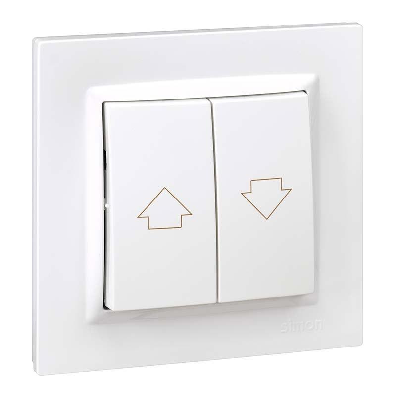 Simon pulsador persianas blanco serie 10 f1090333030