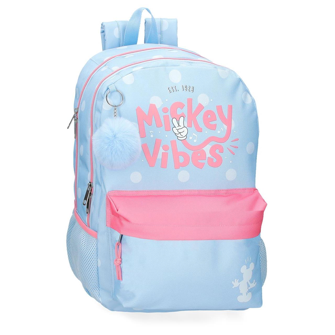 Mochila dos compartimentos Mickey vibes 44cm