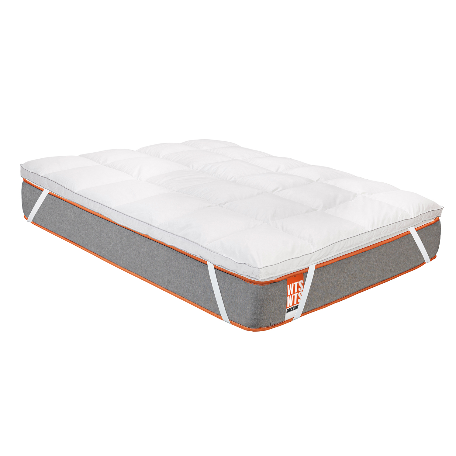 Topper de Pluma | Gama Premium | Efecto Nube | Algodón 100% | 5 cm de altura | Bass | WHAT THE SLEEP