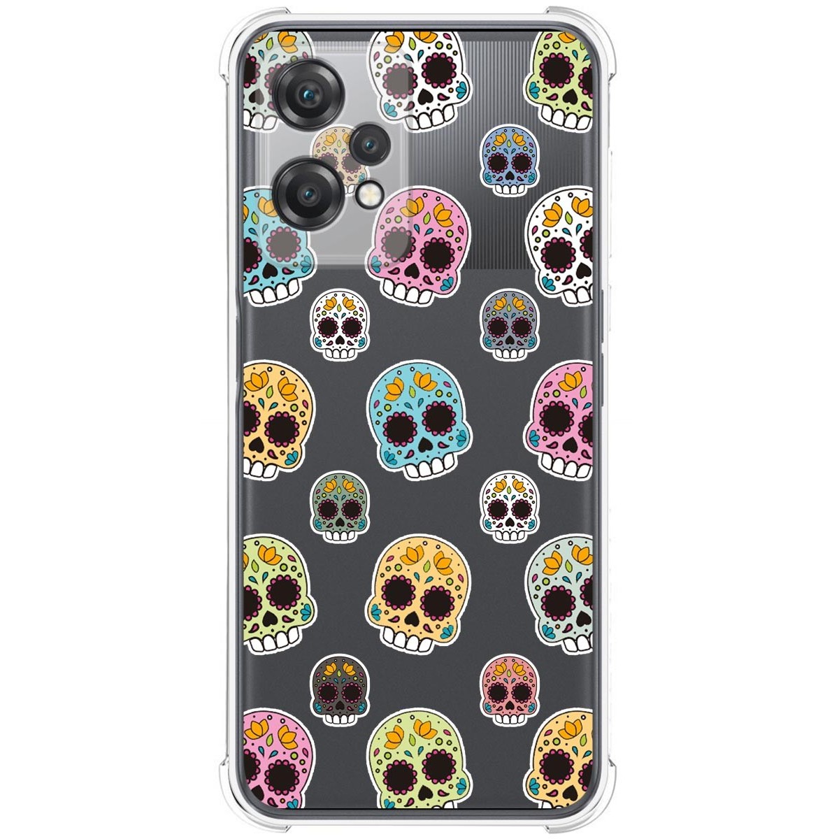 Funda Silicona Antigolpes para Oneplus Nord CE 2 Lite 5G diseño Catrina Dibujos