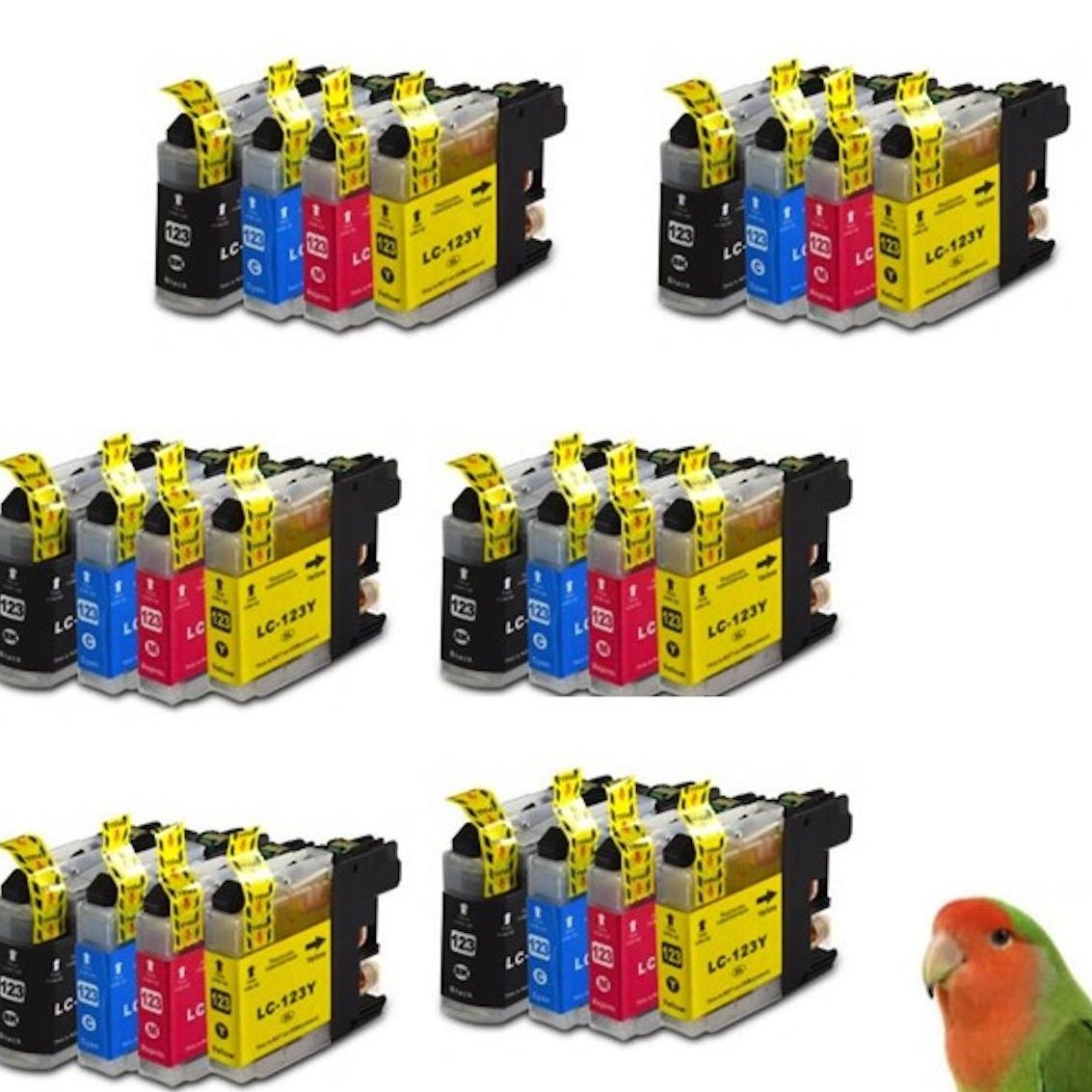BROTHER LC123/LC121 DCP-J4110 MFC-J4510 MFC-J650 PACK 24 TINTAS compatibles
